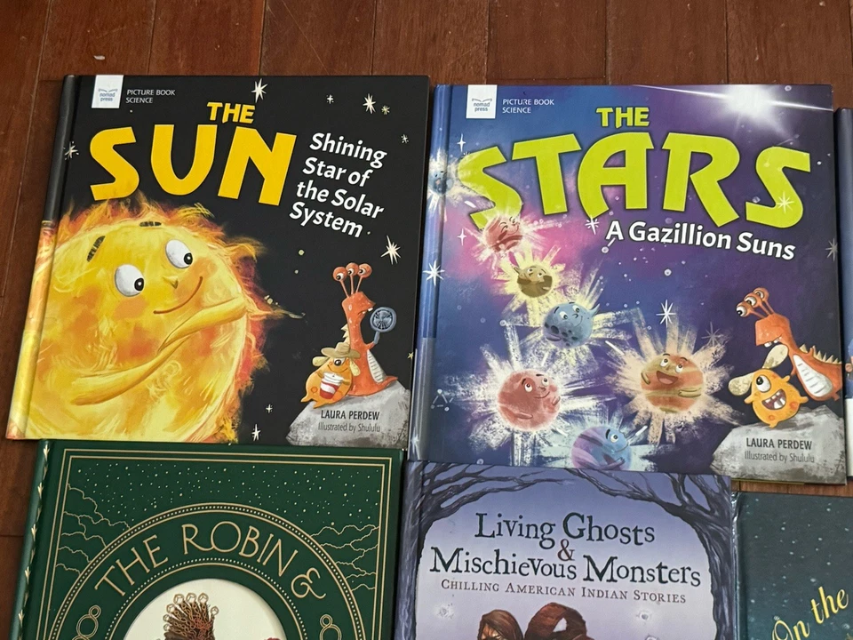 Lot Of Picture Science Children's Educational Books Hardcover Boy Who Cried Wolf - Image 2 of 4