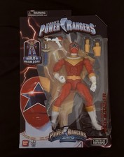 POWER RANGERS ZEO RED RANGER LEGACY COLLECTION BANDAI LIMITED EDITION
