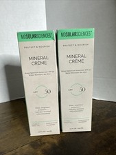 2 X MDSolarSciences Mineral Creme SPF 50 3.4 oz. Sun Protection NEW READ