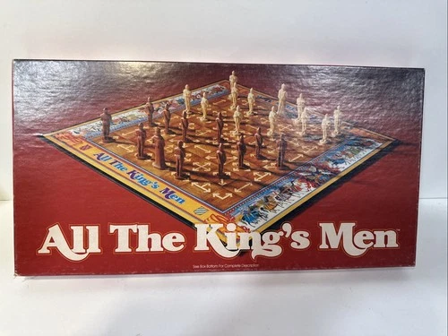 Vintage All the Kings Men Board Game 1979 Parker Brothers 100% Complete