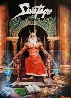 Savatage Poster Hall of The Mountain King Metal Hammer 