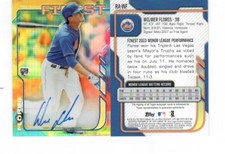 2014 Finest 2014 Finest Autographed Rookies #RA-WF Wilmer Flores RC - R ID:63851