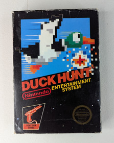 Duck Hunt - (NES, 1985) *CIB w/ Hang Tab* Black Box* 5 Screw Circle Seal Vintage