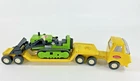 Vintage 1970s Tonka Toys - Tiny / Mini Tonka Lowboy w/ Green Loader