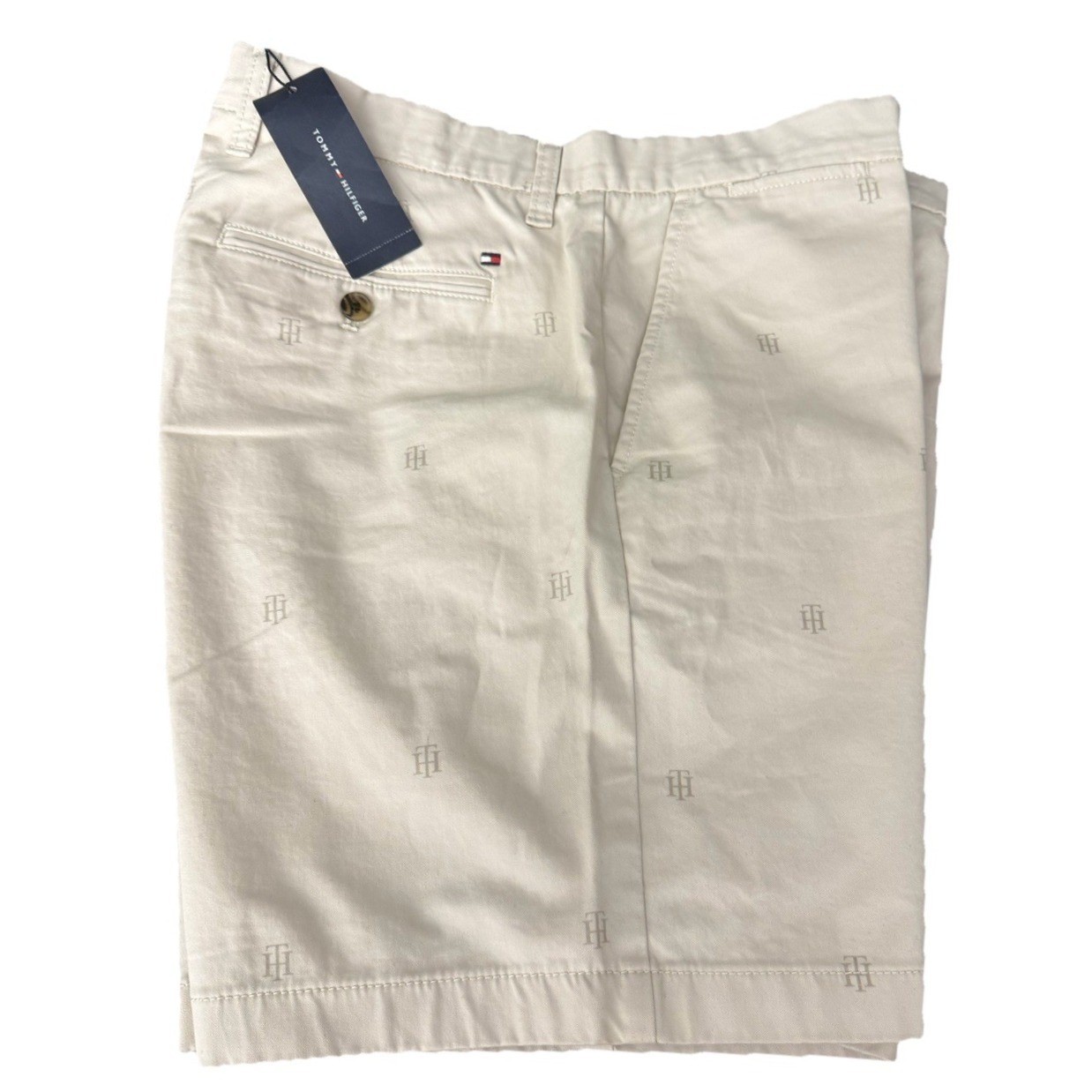 Tommy Hilfiger Essentials Men's Classic-Fit 7" Chino Short,  Khakis Size 34 New