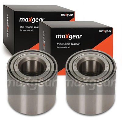 2x MAXGEAR Radlagersatz passend für NISSAN MICRA K13K K13KK NOTE E12