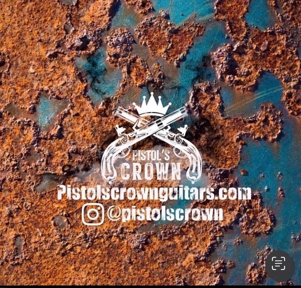 Turquoise Pistols Crown Barncaster TELE GUITAR BODY ONLY PARTCASTER USA MADE - Image 2 of 4