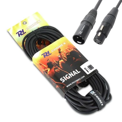 PD CONNEX Power Dynamics 176.236 6m Male to Female XLR Cable - Pro Audio Connector