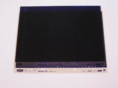 Ford Escort 95 1/2 ab 95  Microfiche Ersatzteilkatalog  Oldtimer  
