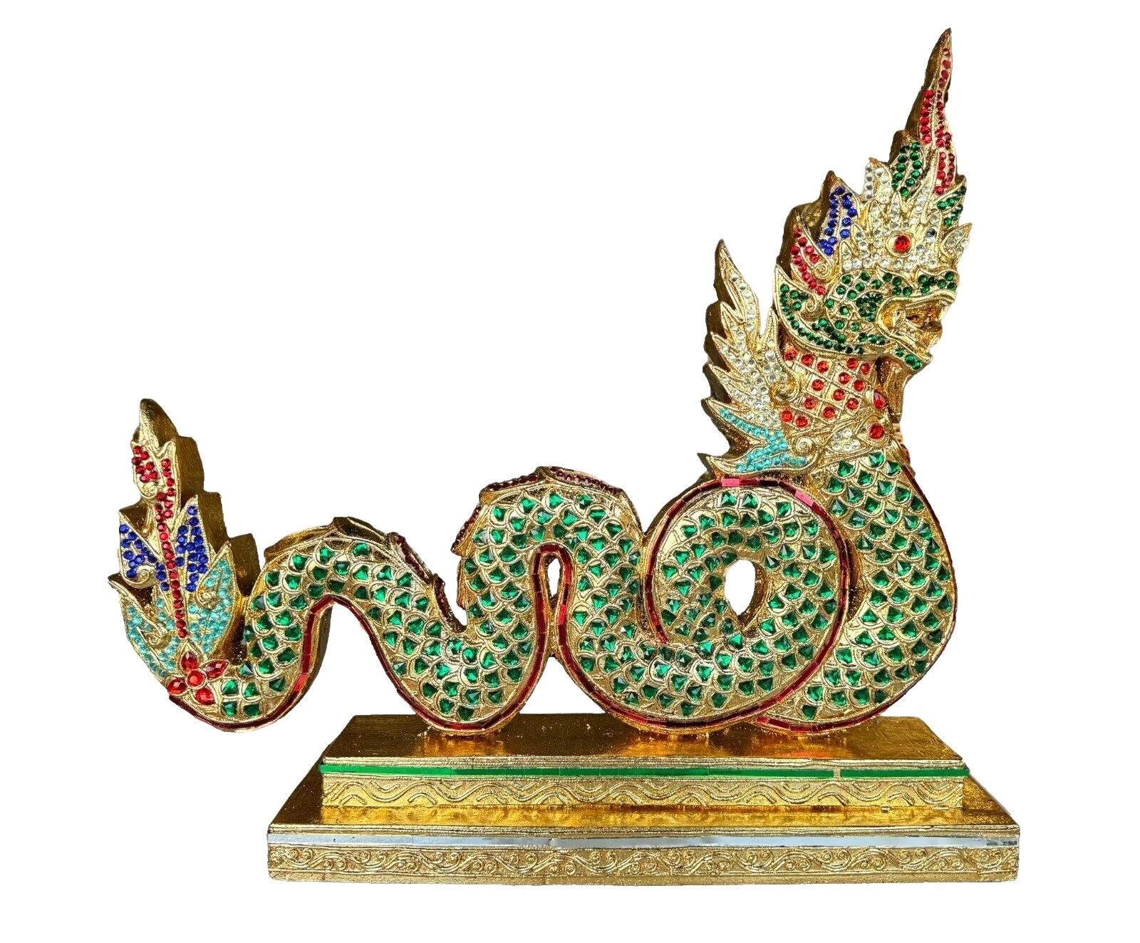 Dragones de vidrio esculturas y figuras decorativas