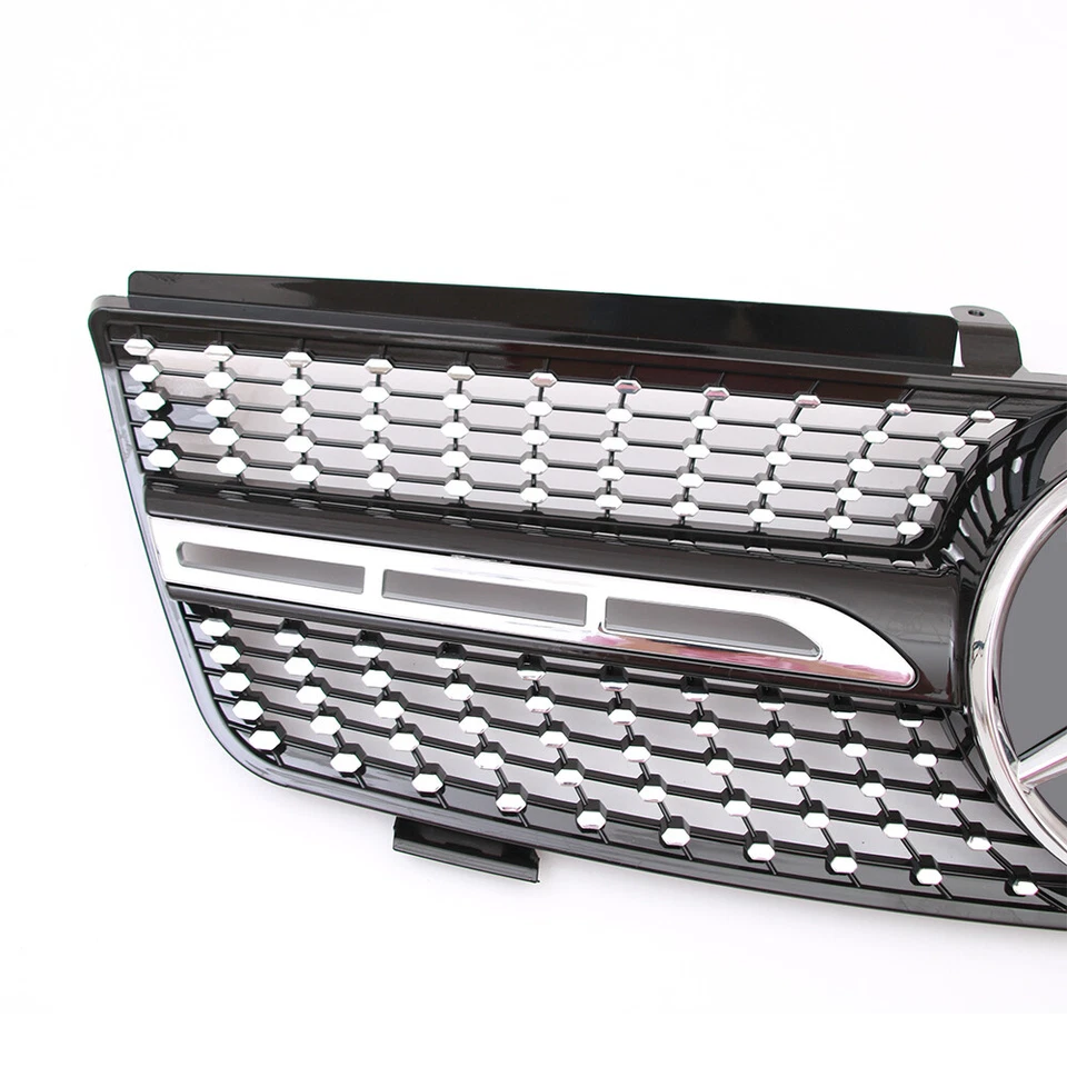 Front Grille Grill Star For Mercedes Benz W164 2005 2006-2008 ML350 ML500 ML550 Foto 4 de 4