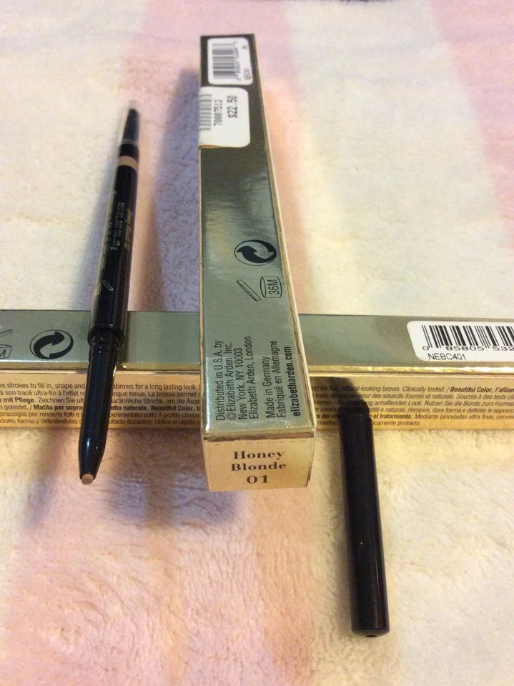 Lápiz de cejas Elizabeth Arden hermoso color natural # 01 rubio miel "NUEVO EN CAJA" Foto 3 de 3