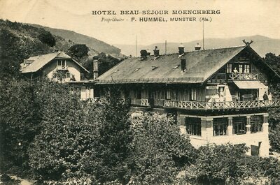 MUNSTER Hotel Beau Séjour Moenchberg F Hummel Owner Card