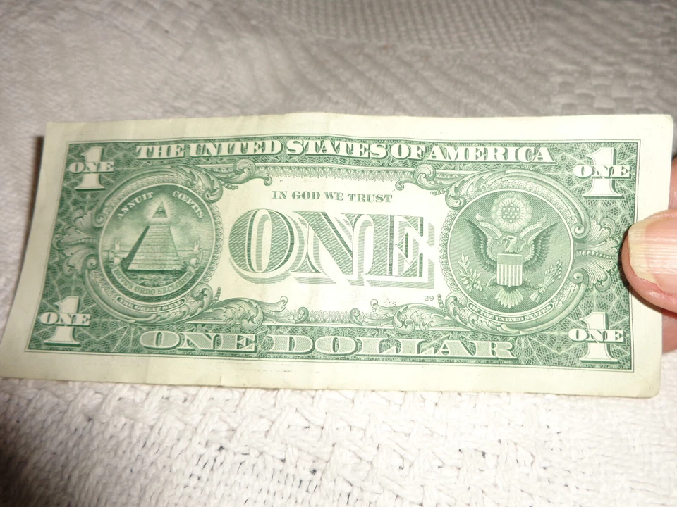 birthday/anniversary note 1 dollar bill K2-3-2009-89A grade 35 series 2021 - Image 2 of 2