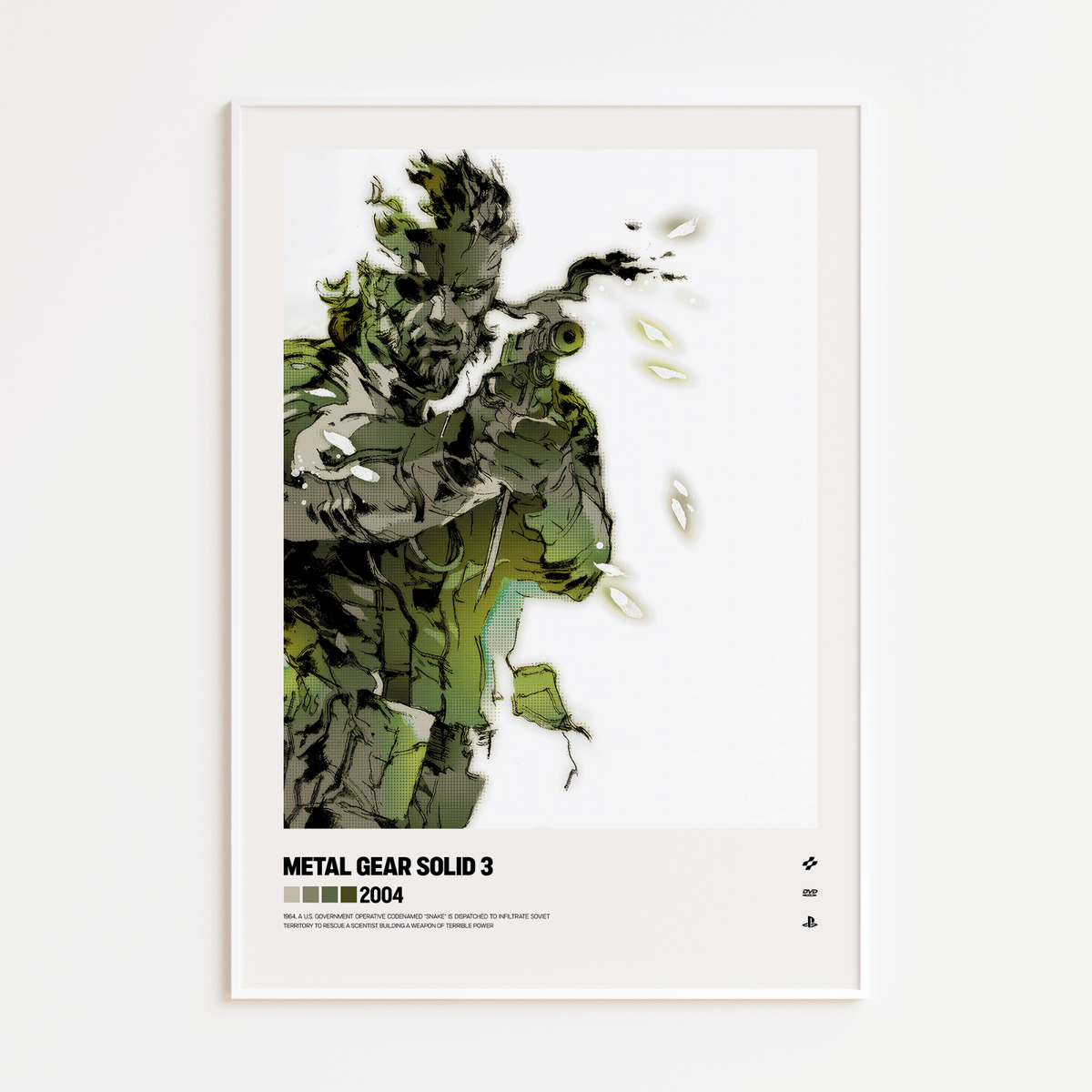 L GEAR SOLID Δ SNAKE EATER B2ポスター METAL GEAR SOLID Δ: SNAKE EATER Poster [EXCLUSIVE OKS GEAR