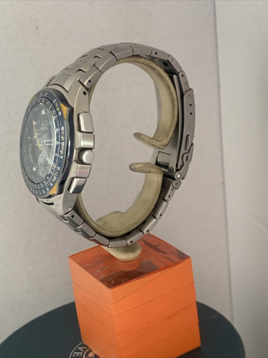Citizen Men's Eco Drive Promaster Blue Angels SkyHawk Titanium