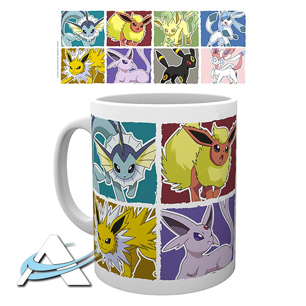 Tazza Colazione Breakfast Mug Pokemon • EEVEE EVOLUTION GB Eye • ANDYCARDS