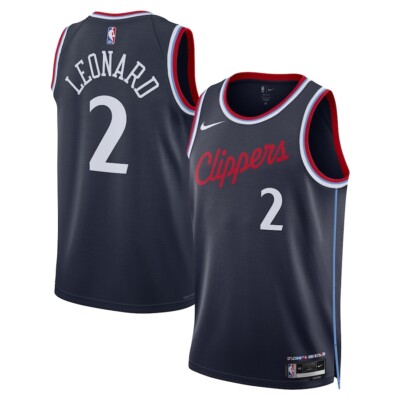 ウェア NIKE LA CLIPPERS #2 K.LEONARD XL Nike NBA Kawhi Leonard #2 Los Angeles Clippers Blue Swingman