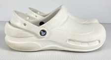 Crocs Bistro Work Clog White Slip Resistant Lightweight Comfort Shoes Mens Sz 10