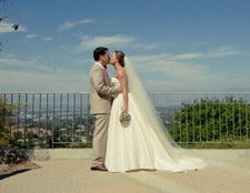 NY Designer Wedding Dress Veil 90" Soft Tulle One Wide Layer Ivory Comb