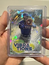 Luisangel Acuna 2022 Bowman Chrome Virtuosic Vibrations Atomic Refractor 143/150