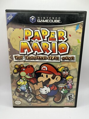 Paper Mario: The Thousand-Year Door (Nintendo, 2004) Case And Game Only Tested