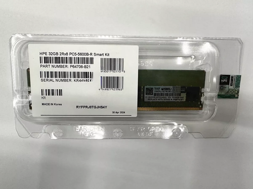 NEW HPE P64706-B21 P53626-0AE 32GB 2RX8 DDR5 PC5-5600 RDIMM Server RAM Memory