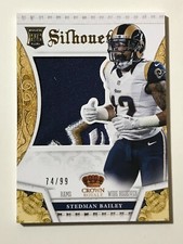 2013 Crown Royale Rookie Silhouettes No.33 Stedman Bailey #74/99