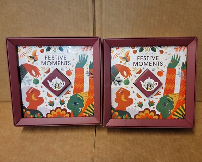 2 Sets- English Tea Shop Organic Collection Of Festive Moments 64 Tea Bags New 