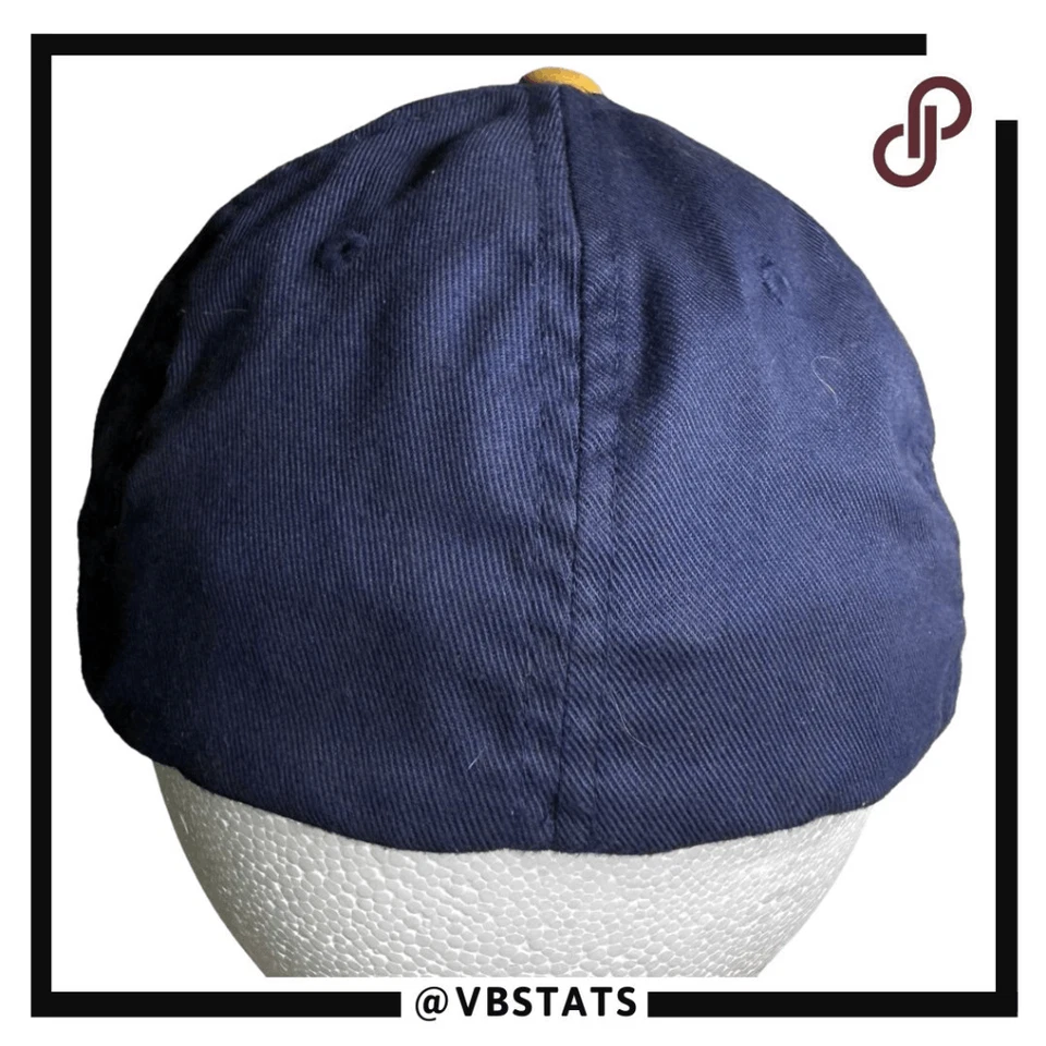 Volcom Boys Full Stone Two-Tone FlexFit Baseball Cap Blue Yellow - Image 2 of 4