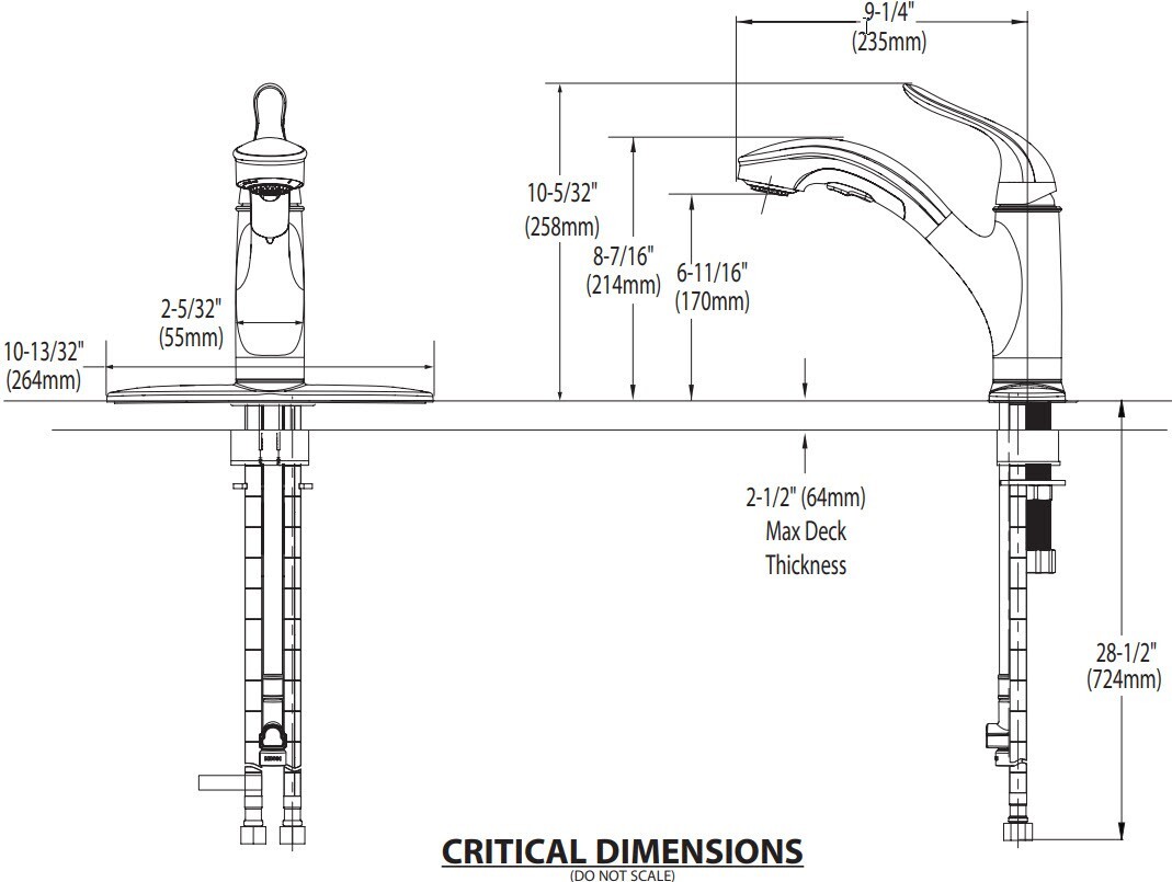 🆕 Moen 87557BRB Brecklyn 1Handle Pullout Kitchen Faucet