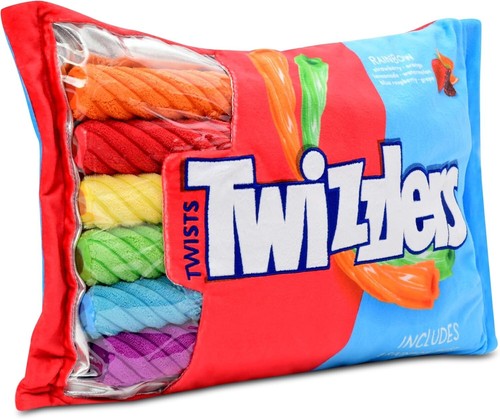 iscream 4157 Twizzlers Rainbow Package Pillow Set 19x8.5" - 第 3/6 張圖片