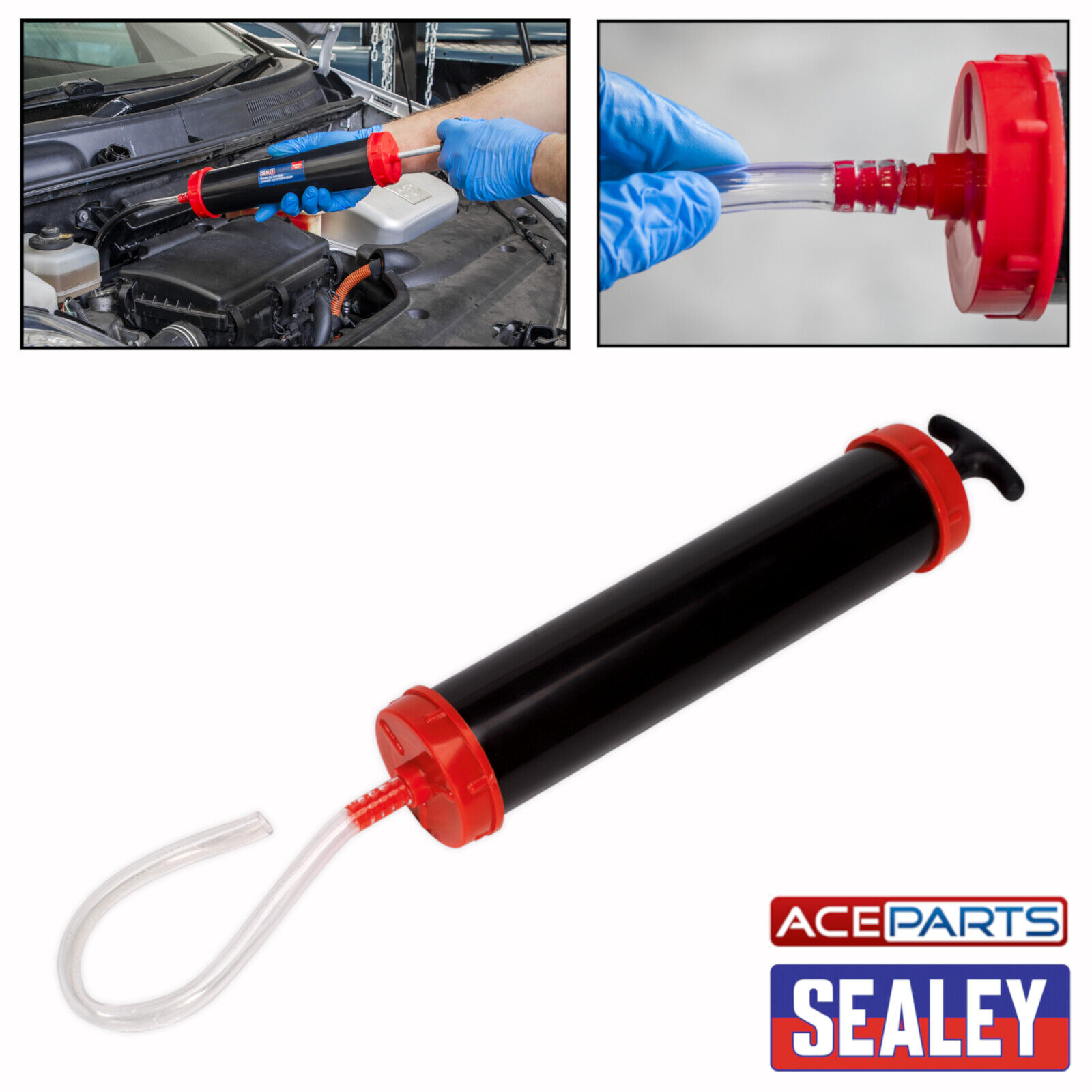 Sealey AK47 Oil Suction Hand Syringe Gun Pump 500ml Gearbox Fill / Extractor