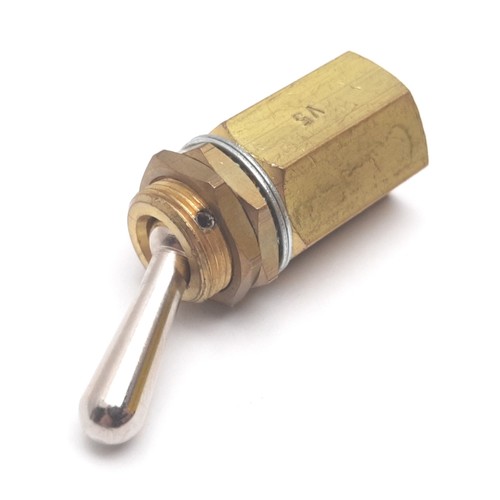 Clippard TV-2S Toggle Valve, 2-Position 2-Way N/C, 150psi Max, Ports: 10-32 - Picture 5 of 5