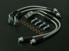 Techna-fit Stainless Steel Braided Brake Lines 1994-1996 Chevrolet Corvette C4 Techna-fit Stainless Steel Braided Brake Lines 1994-1996 Chevrolet Corvette C4