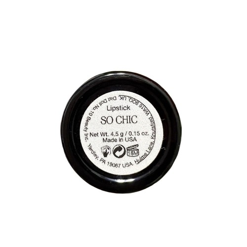 Doll 10 NEW Lipstick "So Chic" 0 .15 oz Lips Moist Creamy Make-Up Cosmetic USA - Picture 2 of 3