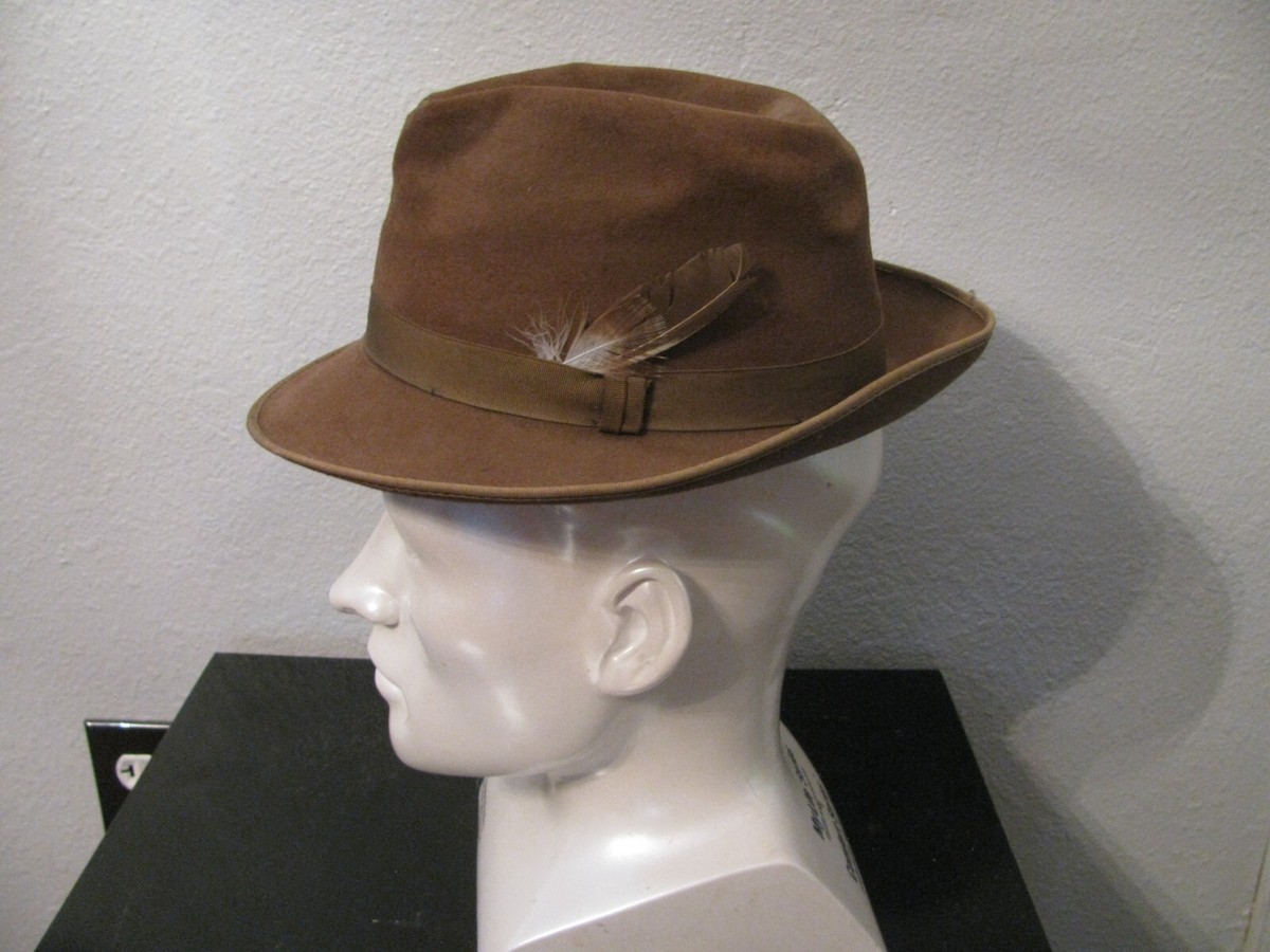 帽子 50s Vintage ADAM Deluxe hat 1/4 58cm 帽子 50s Vintage ADAM Deluxe hat 1/4 58cm 50s Vintage ADAM