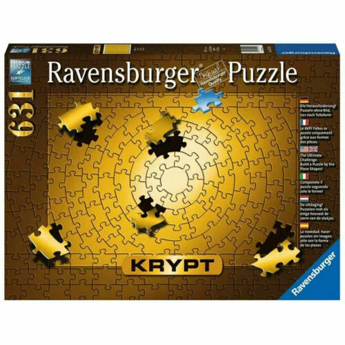 Puzles y rompecabezas de color principal oro de cartón