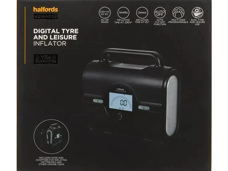 Halfords Advance Tyre and Leisure Inflator eBay