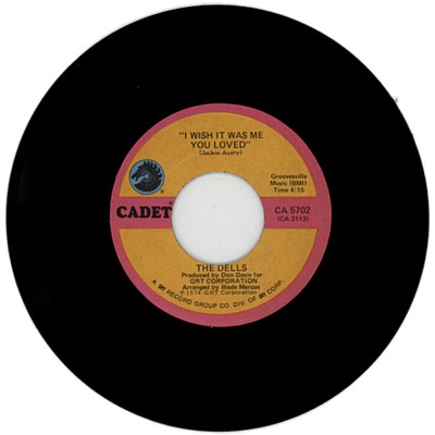 THE DELLS ''I WISH IT WAS ME YOU LOVED c/w TWO TOGETHER IS BETTER THAN'' 1974 SOUL