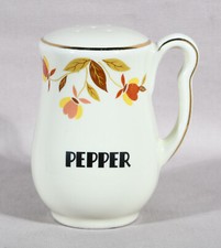 Hall China Jewel Tea Autumn Leaf Range Pepper Shaker — listing 2