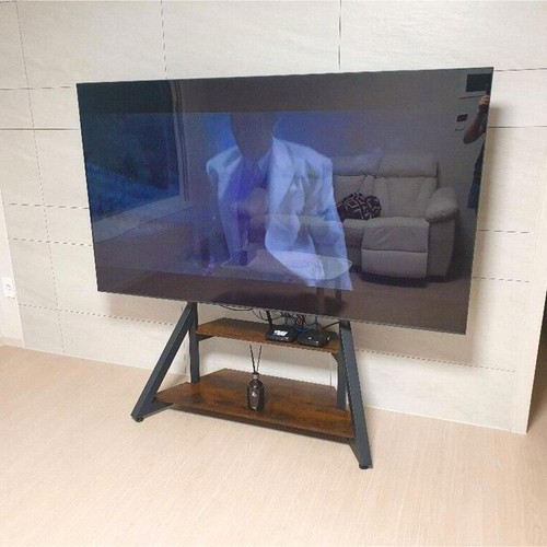 UNHO TV Stojak na telewizor Stojak na kółkach 55 65 75 85 cali Stojak na telewizor LED LCD - Zdjęcie 74 z 80