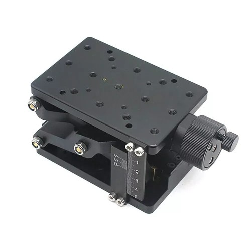 Precision Z-Axis Lifting Table 120x80MM Manual Fine-Tuning Platform Stroke 60MM - Picture 4 of 6