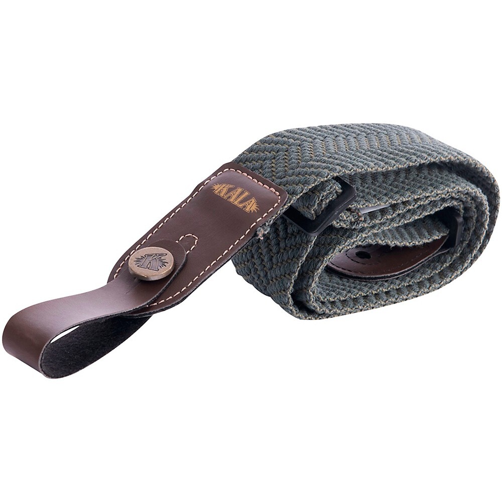 Ремешок для гавайской гитары Kala в елочку - оливковый 6090₽