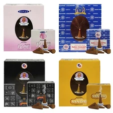 Satya Incense Cones And Trumiri Bundle Incense For Relaxation Positivity Yoga.