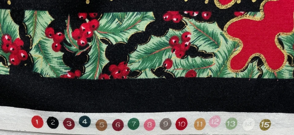 Woodland Beautys Navidad 1993 Clothworld 28" X 44" Panel 100% Algodón Foto 4 de 4