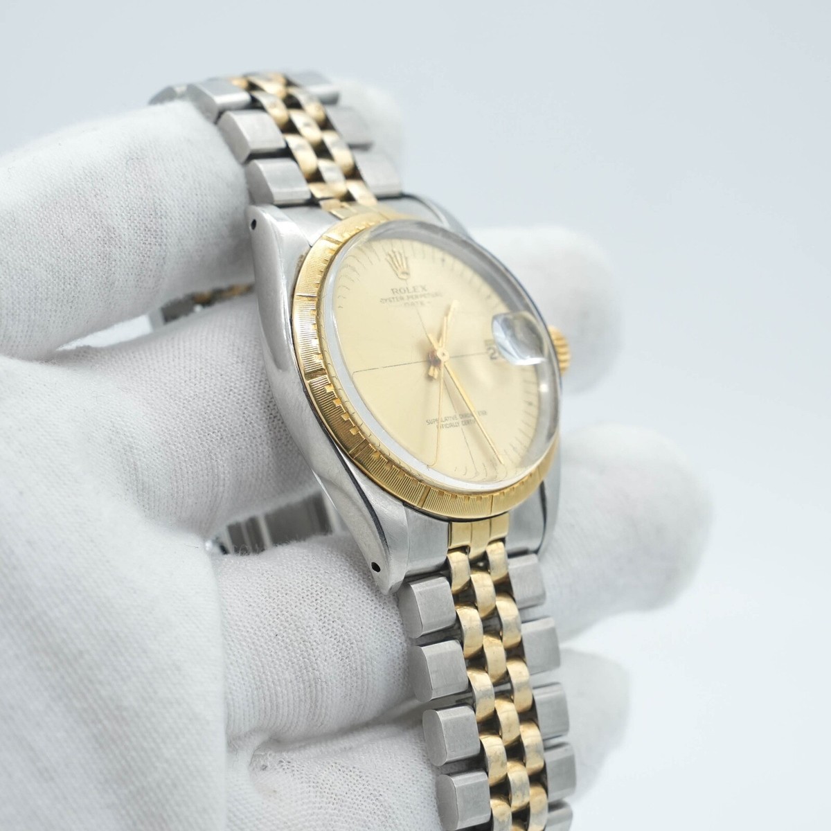 Rolex Oyster Perpetual Date 1512 Zephyr Yellow Gold 1972 | eBay