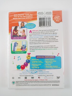 Baby Einstein - My First Signs (DVD, 2007) See & Sign - 53345