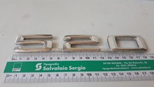 Targhetta scritta logo emblema BMW 520 originale auto d'epoca