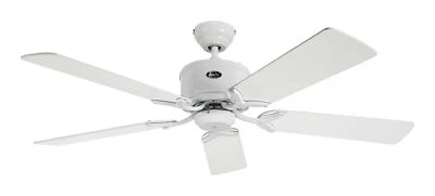 Moderner Energiespar Deckenventilator mit Fernbedienung ECO ELEMENTS Weiß / Grau - Bild 1 von 4